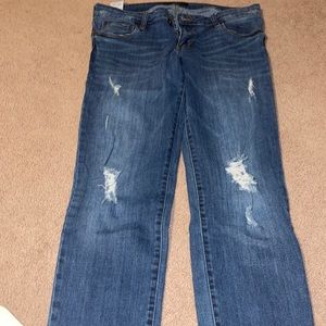 Boyfriend Fit Jeans distressed